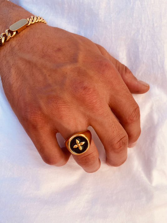 Chevalière verte Ali