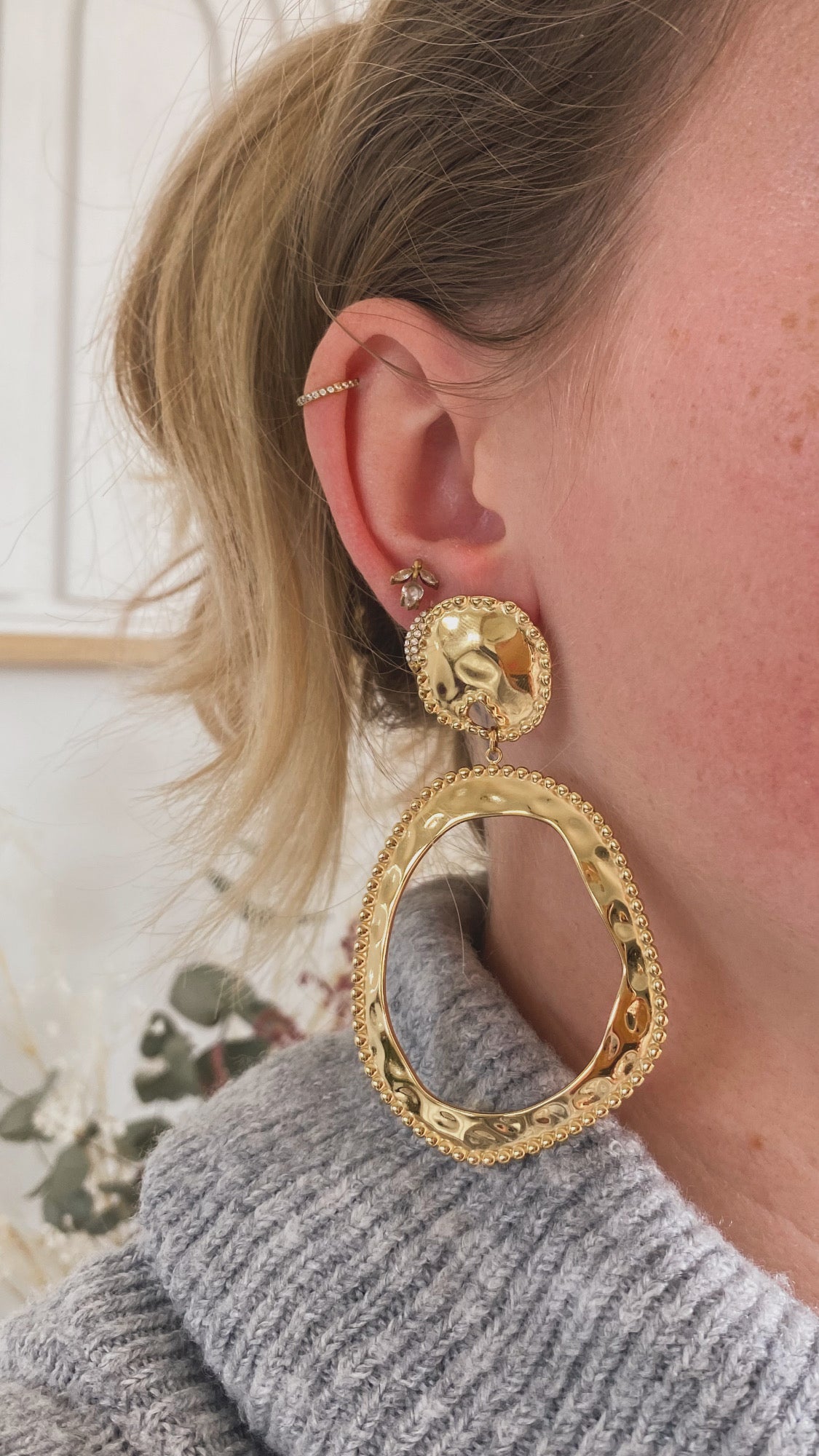 Boucles d’oreilles Cléa