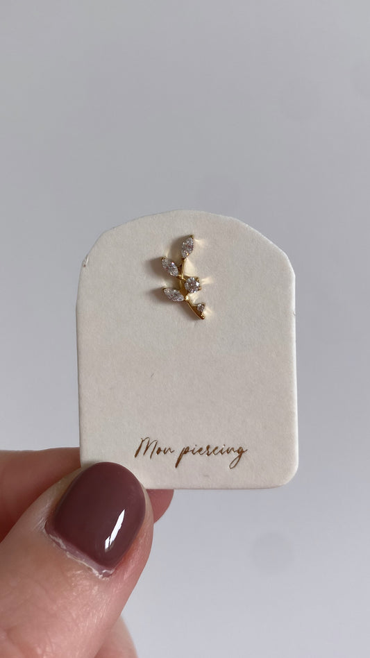 Piercing Feuille en arc